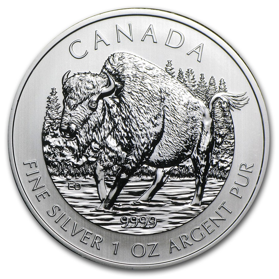 Canada Wildlife Bizon 2013-2 1 ounce silver